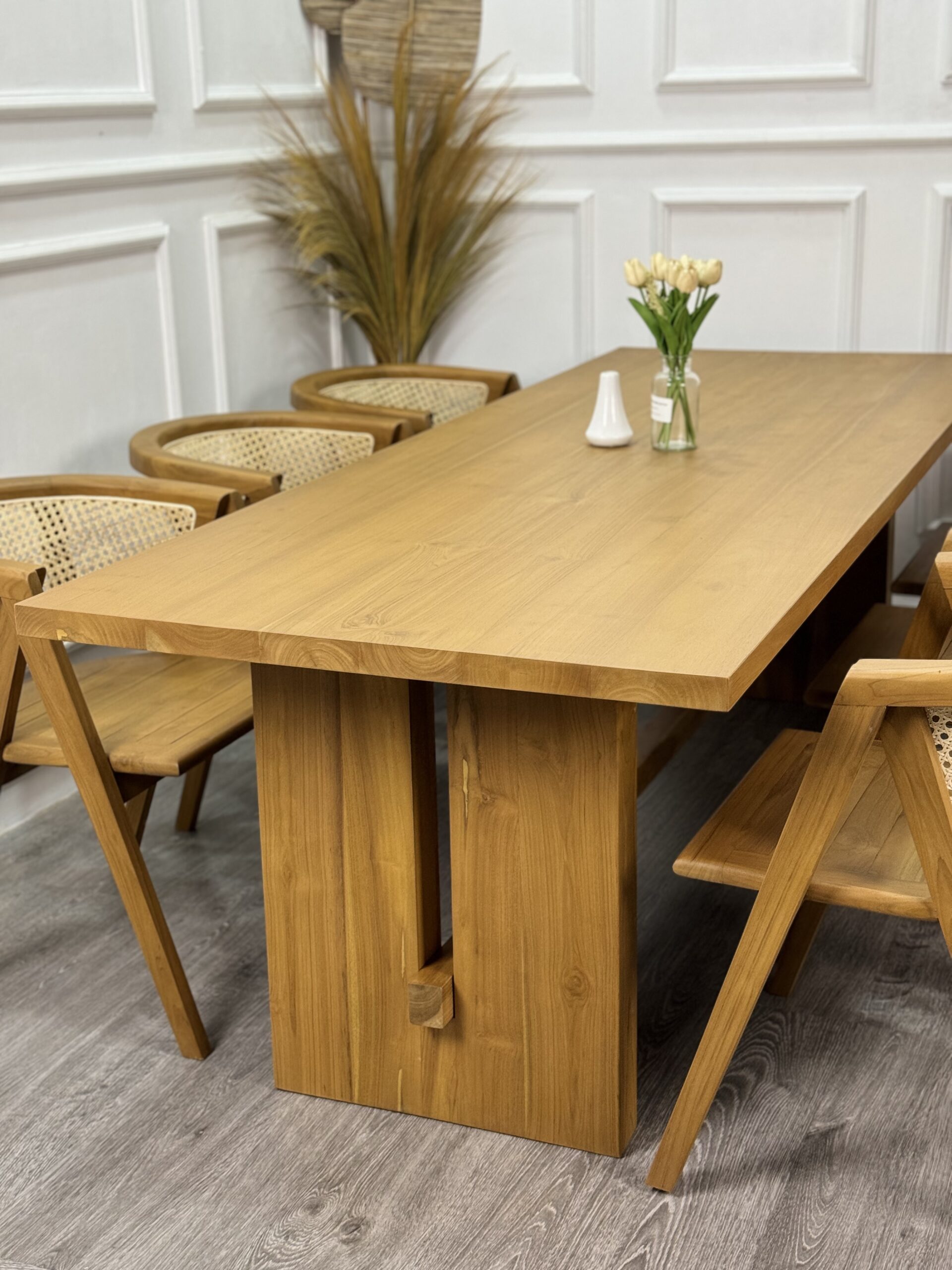 Alenong Cane Dining Set 3