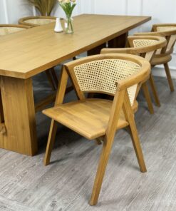 Alenong Cane Dining Set 4