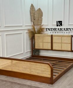 Aurora Rattan Platform Bed