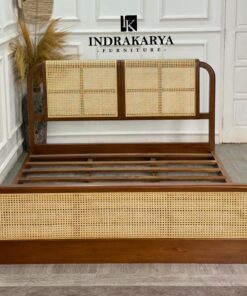 Aurora Rattan Platform Bed 3