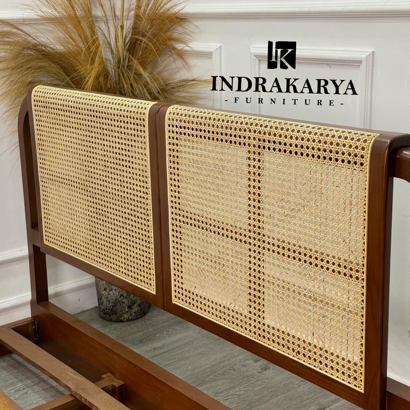 Aurora Rattan Platform Bed 4