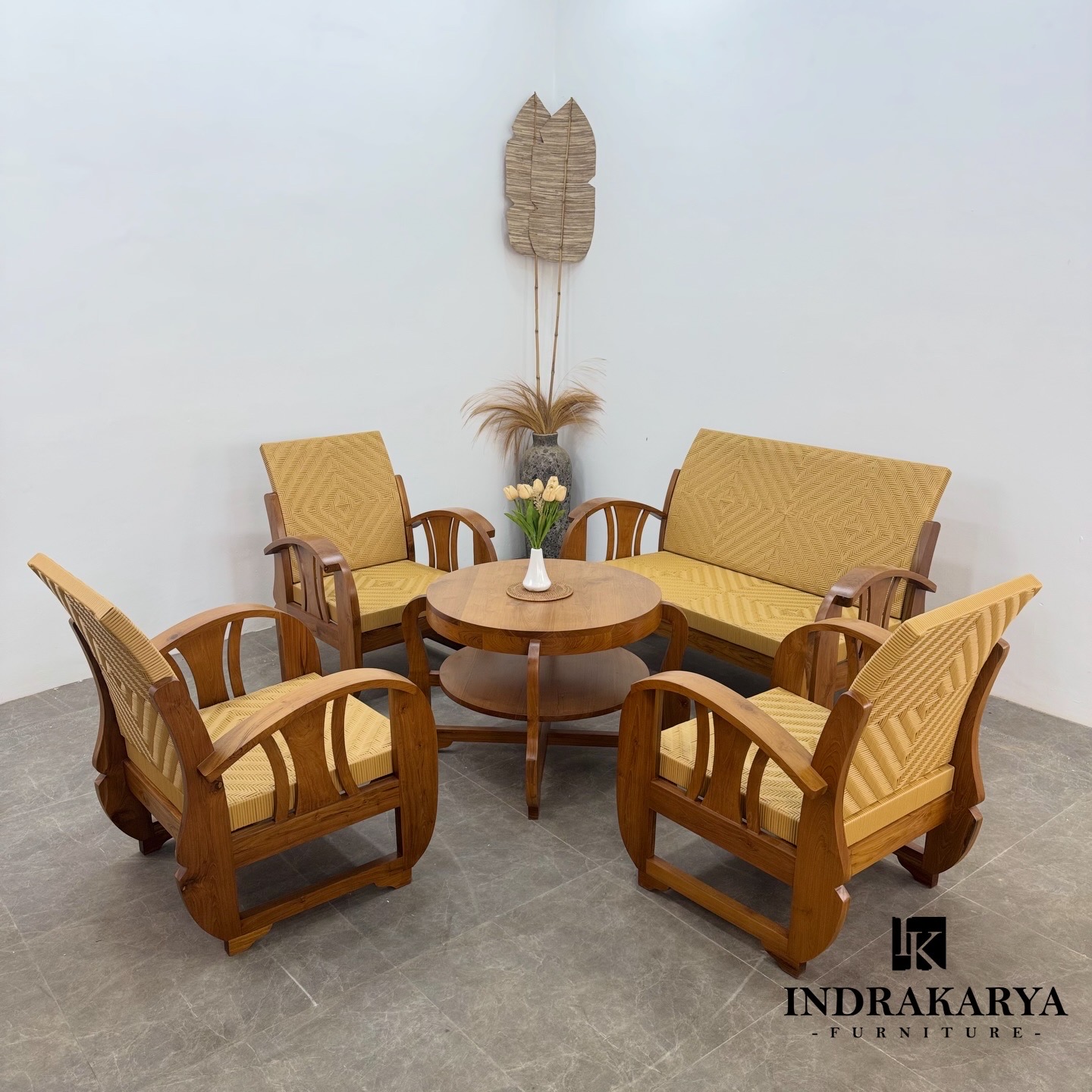 Babon Guest Weaving Rattan Sintetis Living Chair -2