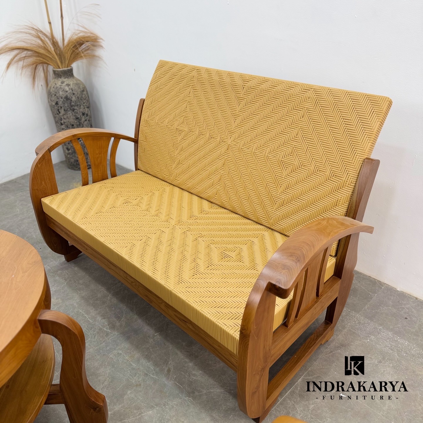 Babon Guest Weaving Rattan Sintetis Living Chair 3