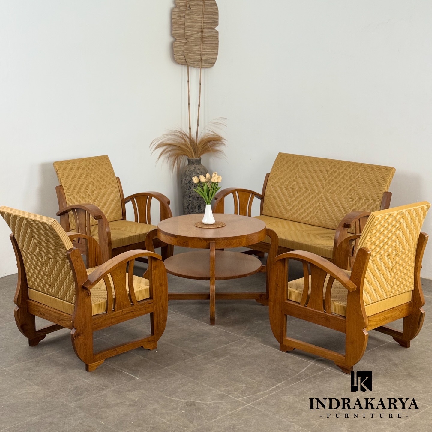 Babon Guest Weaving Rattan Sintetis Living Chair