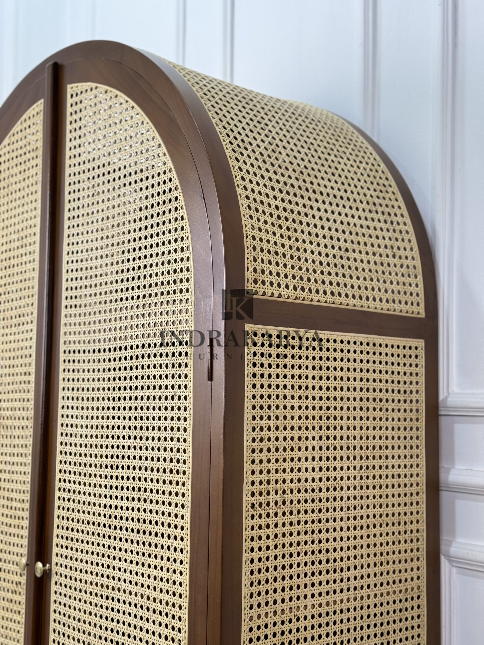 Bali Arch Rattan Wardrobe 4