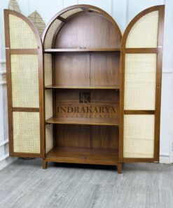 Bali Arch Rattan Wardrobe 5