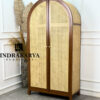 Bali Arch Rattan Wardrobe Rattan