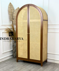Bali Arch Rattan Wardrobe Rattan