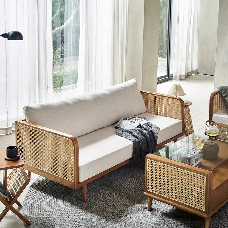 Bali Coastal Rattan Living Set 3