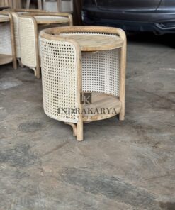 Bohlam Rattan Side Table 3