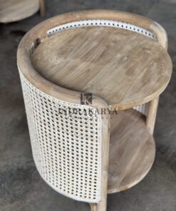 Bohlam Rattan Side Table 4