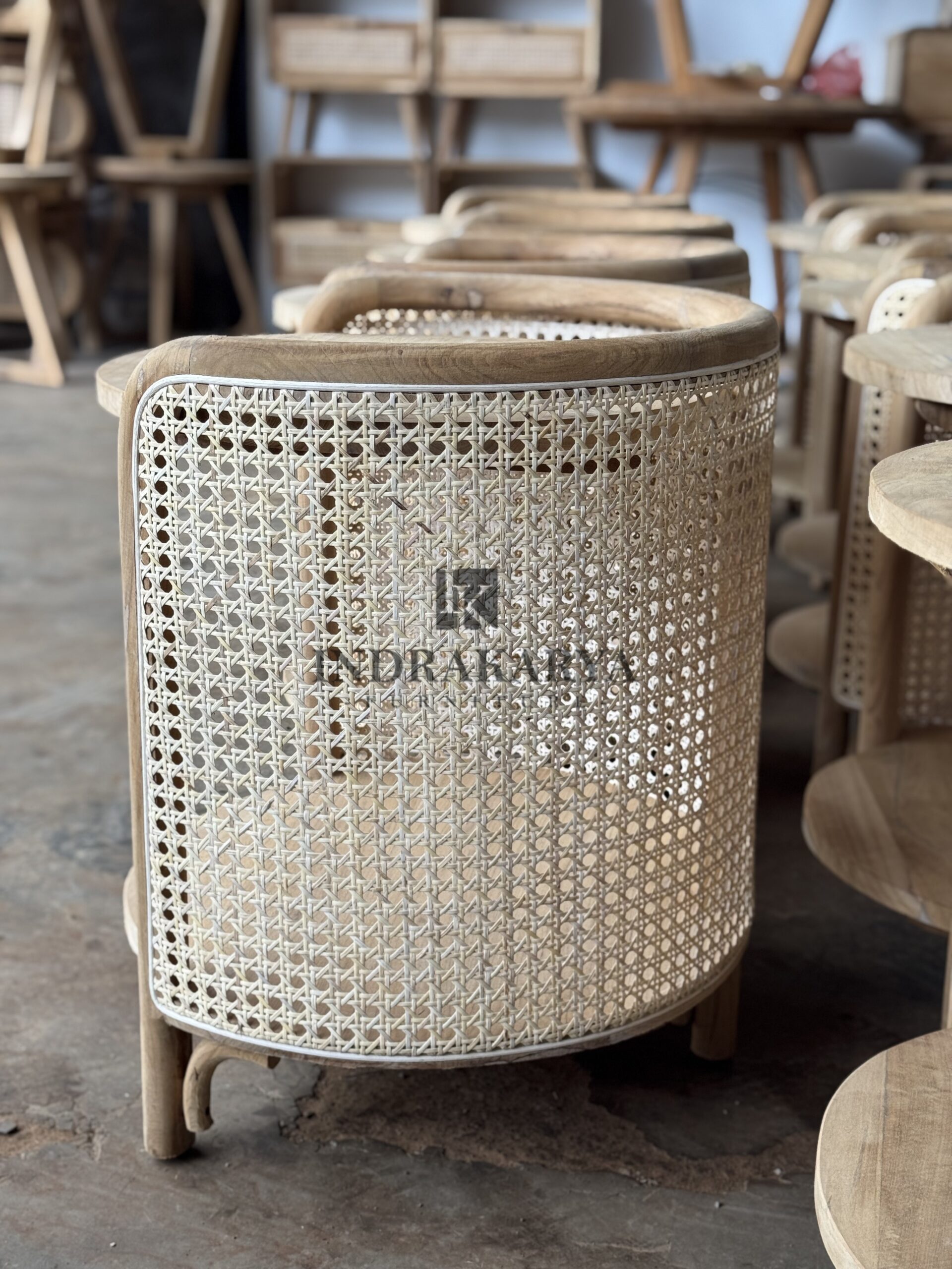 Bohlam Rattan Side Table 5