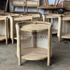 Bohlam Rattan Side Table
