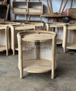 Bohlam Rattan Side Table