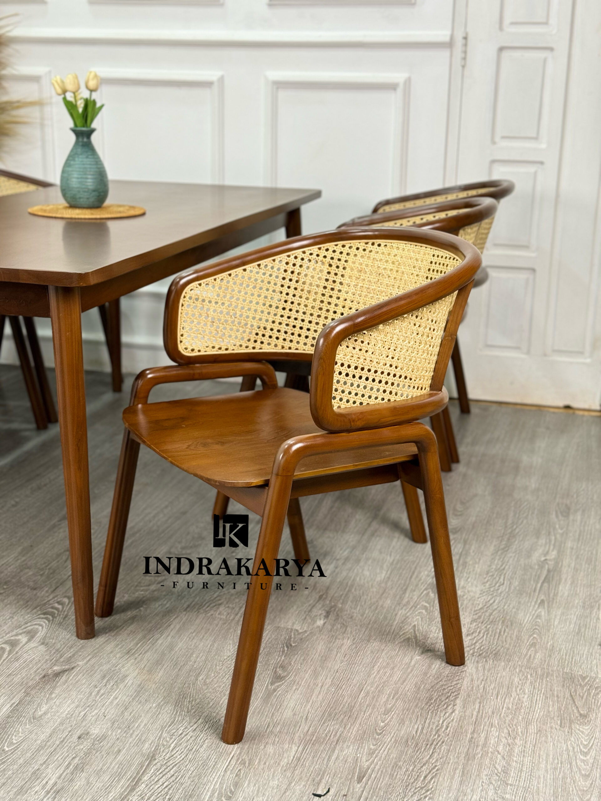 Cleopatra Cane Dining Set -2