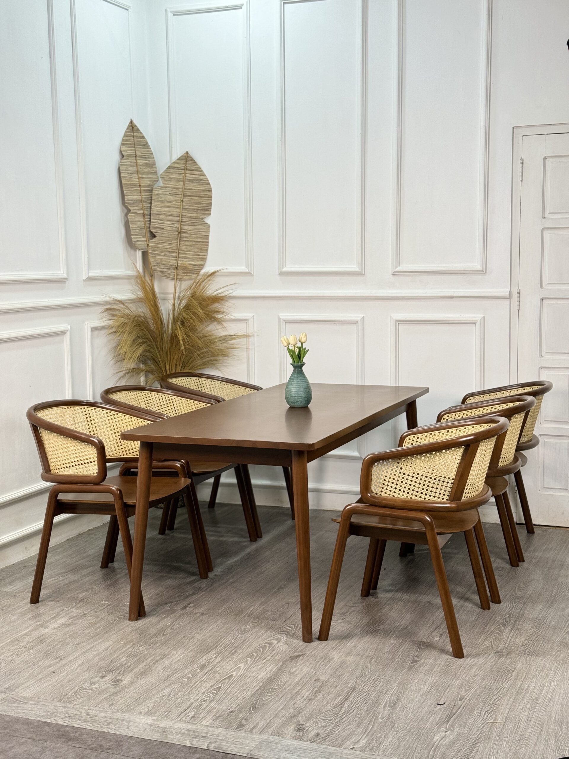 Cleopatra Cane Dining Set 3