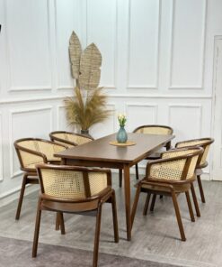 Cleopatra Cane Dining Set 5