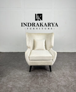 Dgiri Velvet Fabric Lounge Chair 3