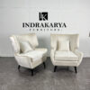 Dgiri Velvet Fabric Lounge Chair