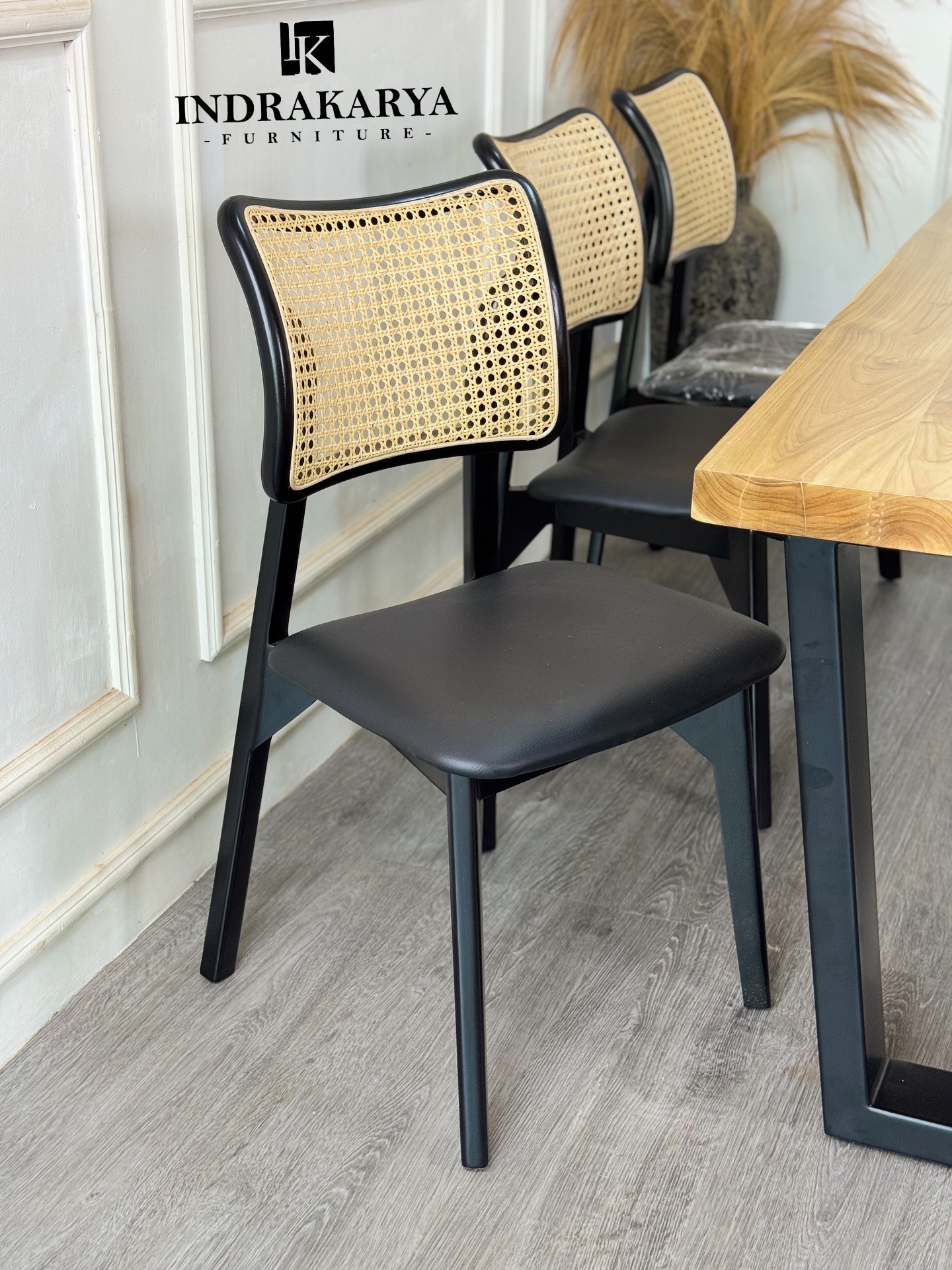 Dining Table Set Luwes Industrial 3