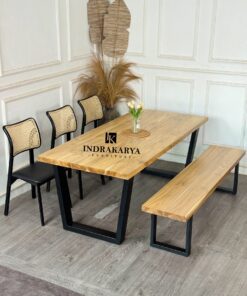 Dining Table Set Luwes Industrial 5