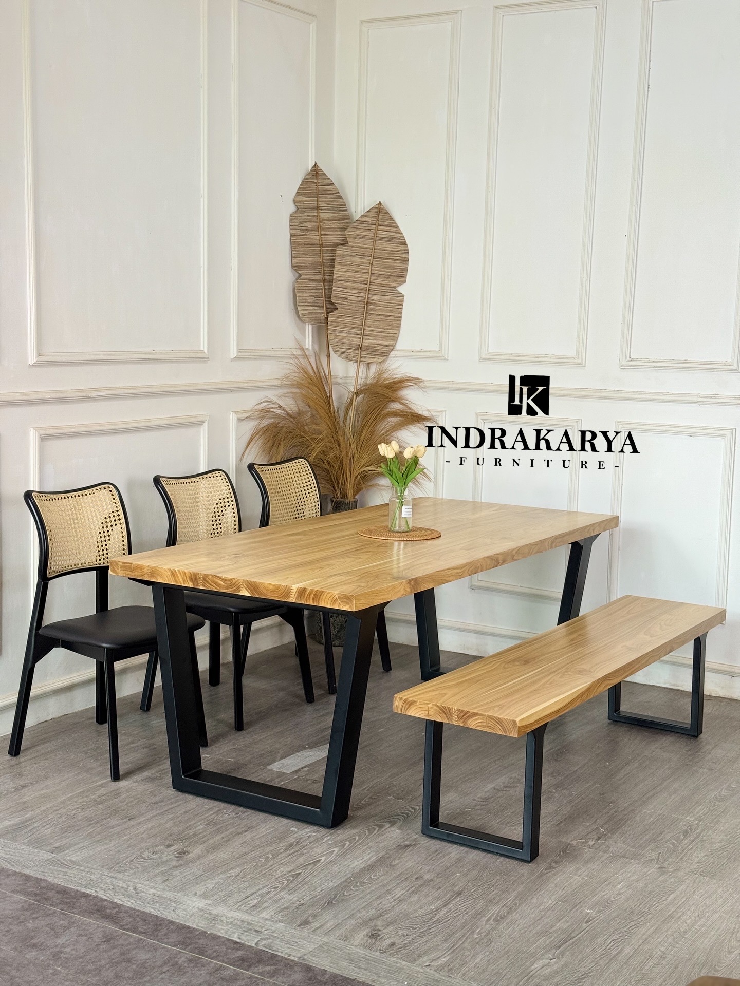 Dining Table Set Luwes Industrial