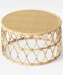Flow Round Rattan Core Coffe Table 3