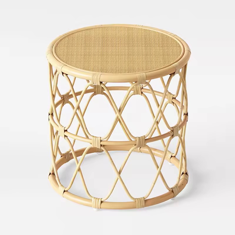 Flow Round Rattan Core Coffe Table 4
