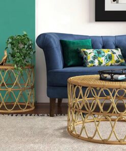 Flow Round Rattan Core Coffe Table 5