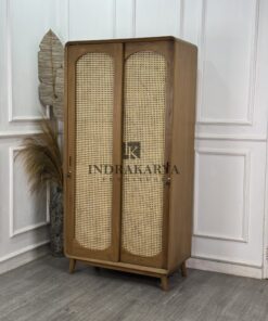 Gianyar Arch Rattan Wardrobe