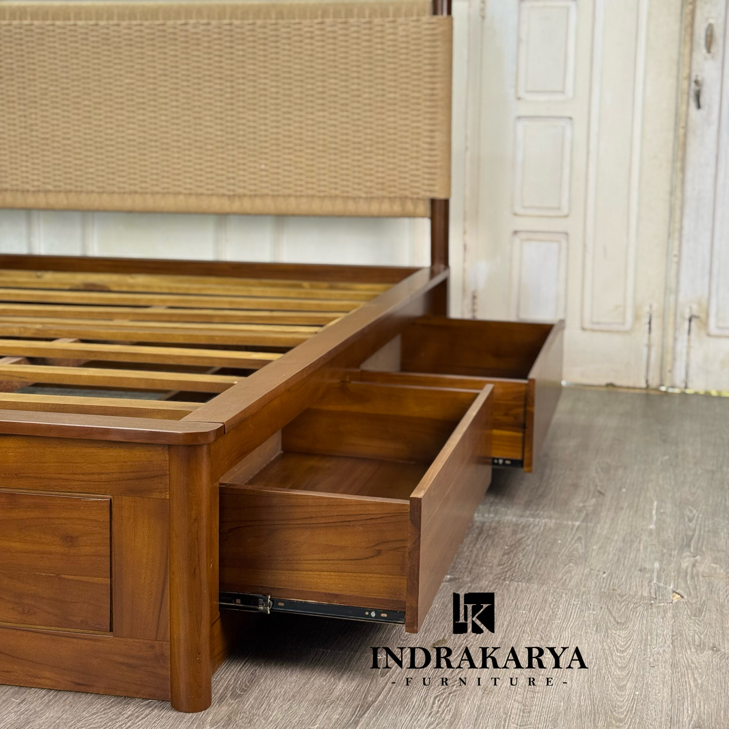 Handwoven Rope Bed Frame -2