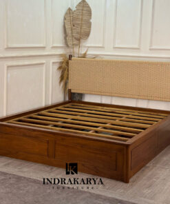 Handwoven Rope Bed Frame