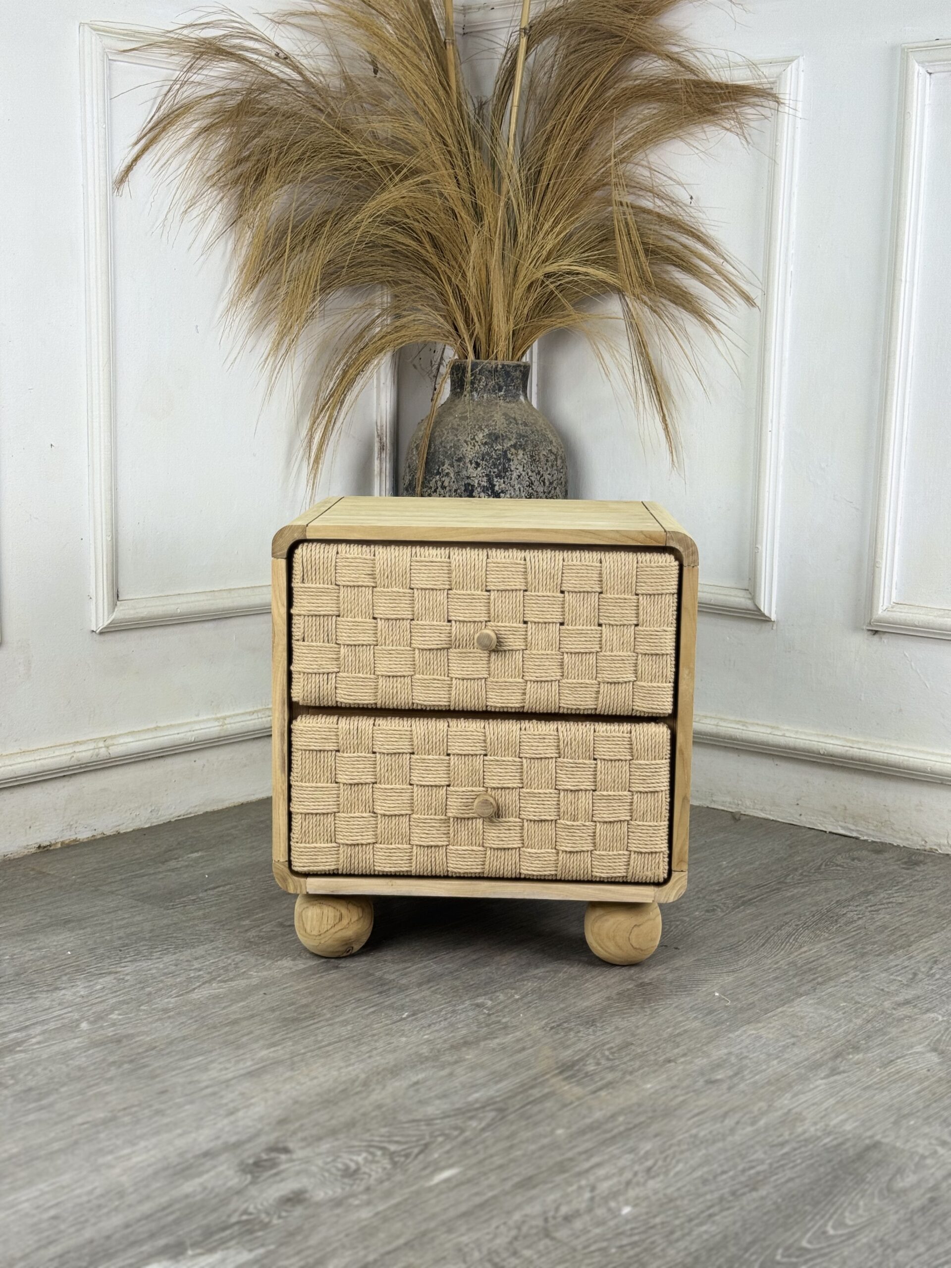 Harper Woven Rope Side Table -2