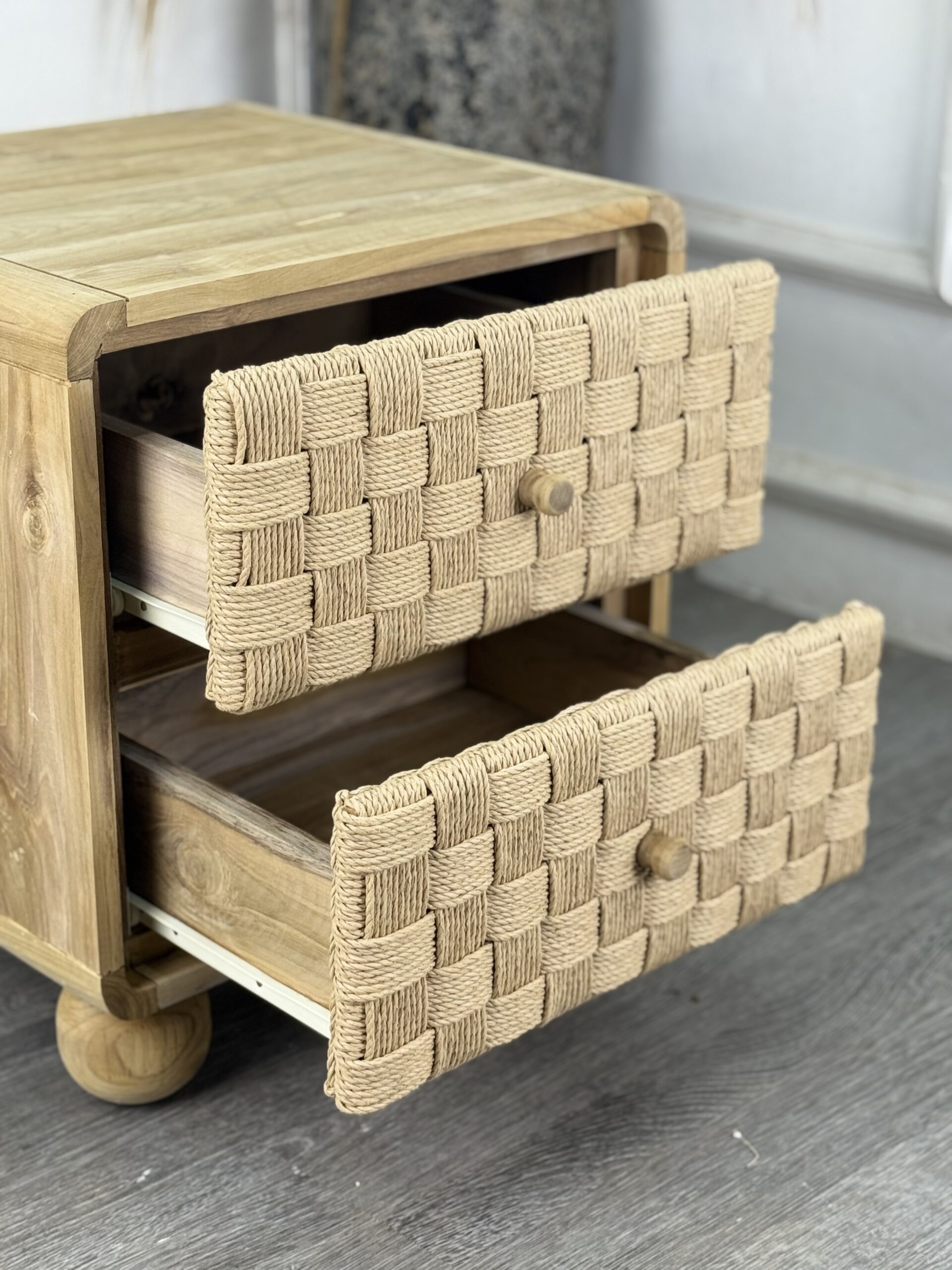 Harper Woven Rope Side Table 4