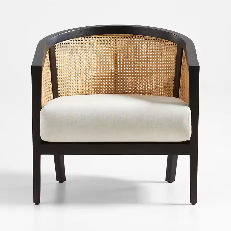Huncback Cane Lounge Chair -2