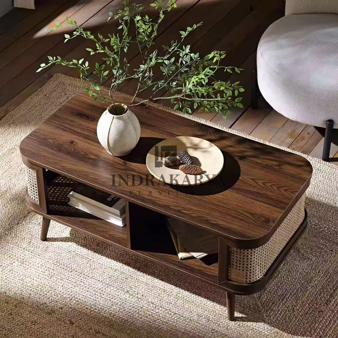 Lattice Rattan Coffe Table 4