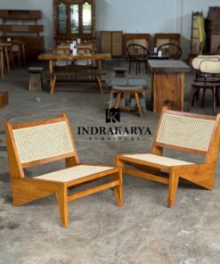 Lazy Shape N Rattan Lounge Chair -2