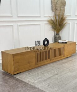 Linear Slat Tv Console -2