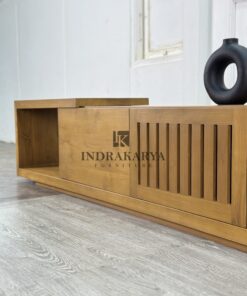 Linear Slat Tv Console 3