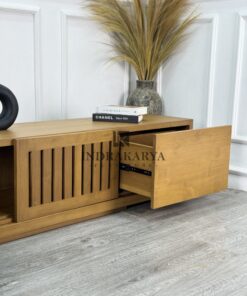 Linear Slat Tv Console 5