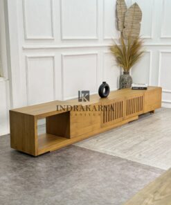 Linear Slat Tv Console
