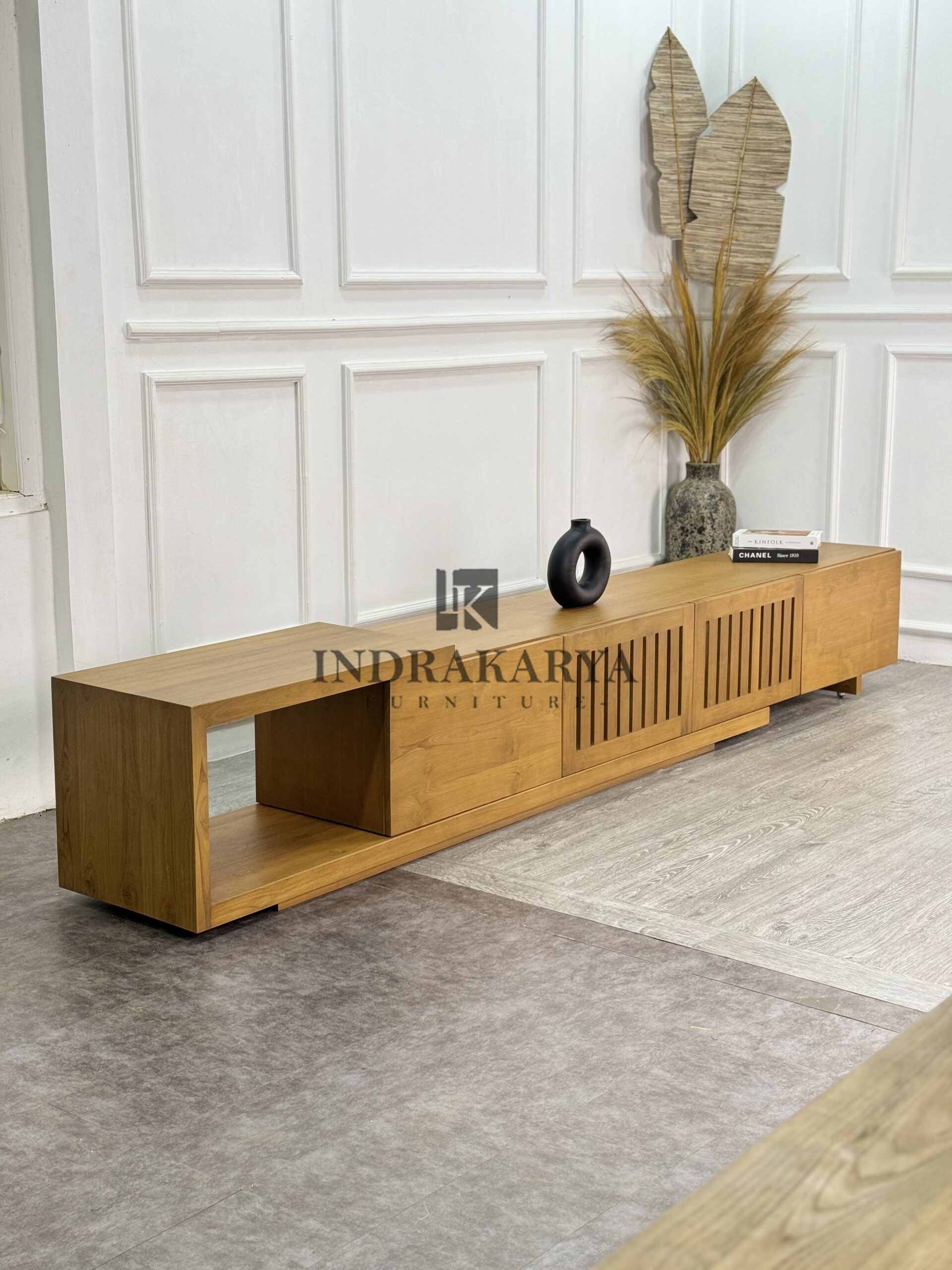 Linear Slat Tv Console