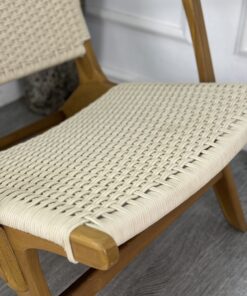 Malas Arm Woven Rope Lounge Chair 4
