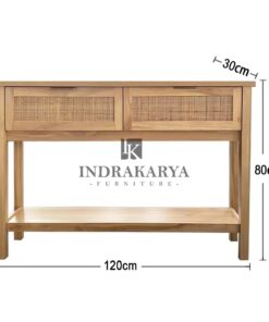 Minora Teak Console Table -2