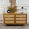 Nomad Teak Rattan Cabinet