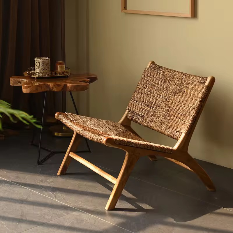 Oslo Woven Pandan Lounge Chair 3