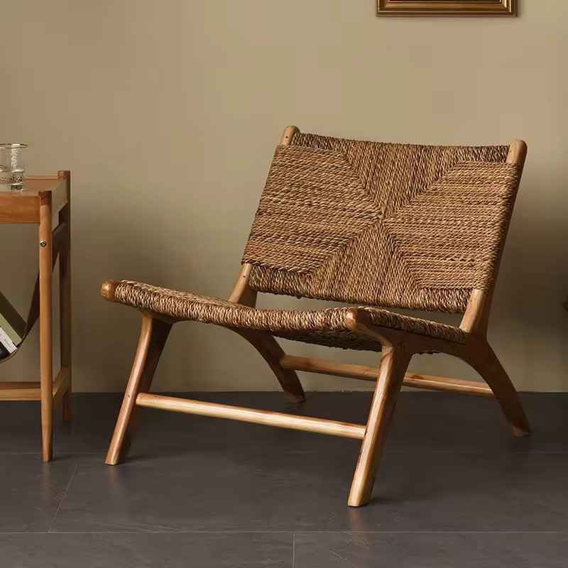 Oslo Woven Pandan Lounge Chair 4