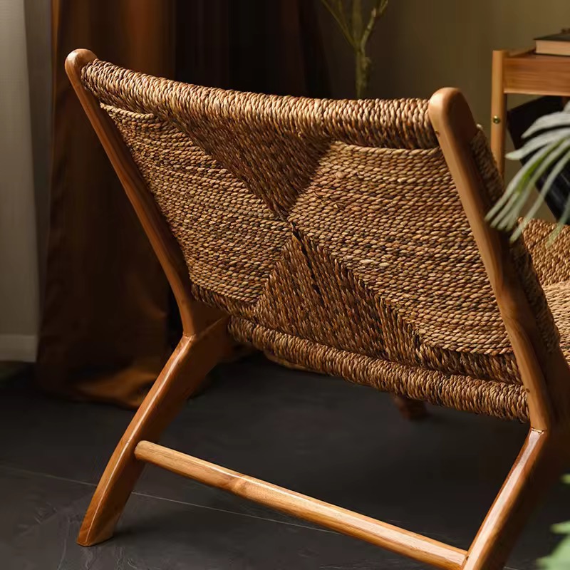 Oslo Woven Pandan Lounge Chair 5