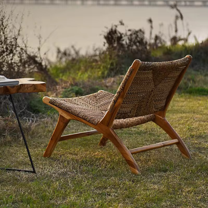 Oslo Woven Pandan Lounge Chair