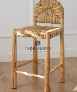 Pandan Weaving Bar Chair 3